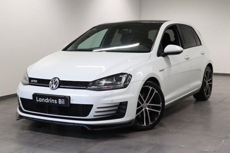 Vit Begagnad 2016 VW Golf VII GTD Halvkombi | 179 000 kr (Lite dyr) - Bild 1/2