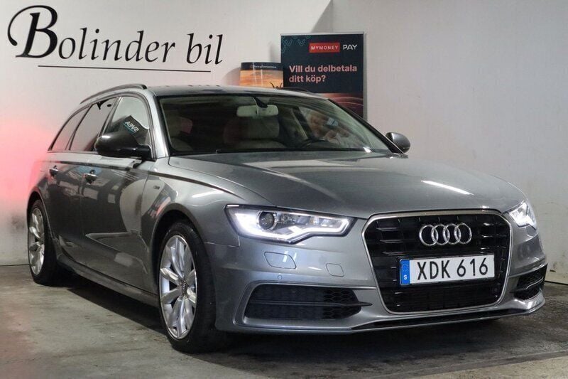 Grå Begagnad 2014 Audi A6 Kombi | 138 900 kr (Marknadspris) - Bild 1/4