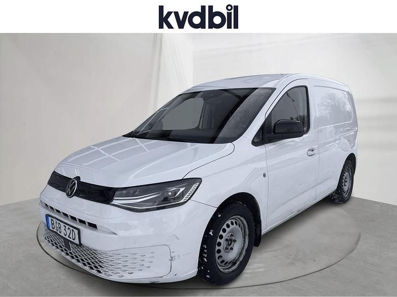 Vit Begagnad 2023 VW Caddy Minibuss | 120 000 kr - Bild 1/3