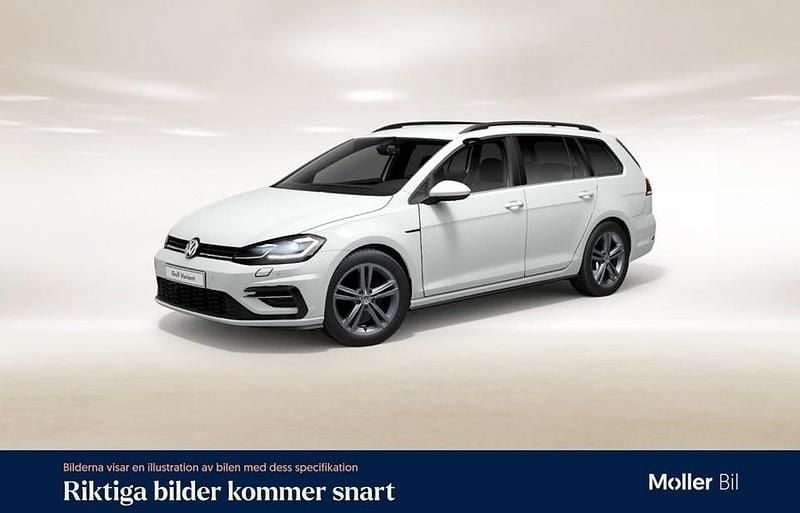 Pure white Begagnad 2020 VW Golf VII R-line | 219 900 kr (Marknadspris) - Bild 1/4