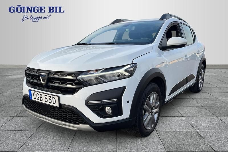 Vit Begagnad 2022 Dacia Sandero Comfort SUV | 139 900 kr (Bra pris) - Bild 1/2
