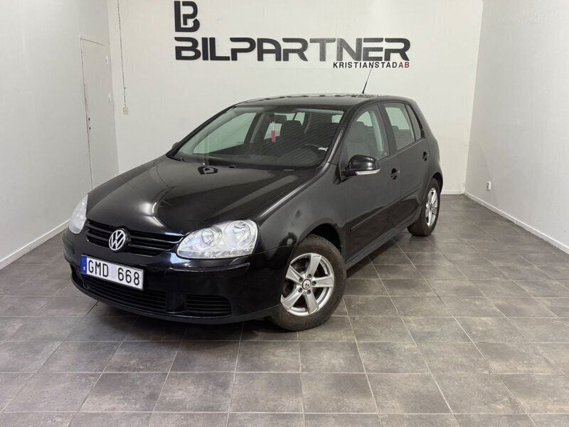 Svart Begagnad 2007 VW Golf VI Trendline Halvkombi | 37 900 kr (Dyr) - Bild 1/4