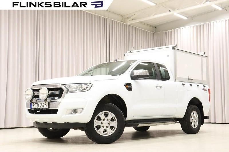 Vit Begagnad 2018 Ford Ranger Pickup | 179 800 kr (Marknadspris) - Bild 1/4