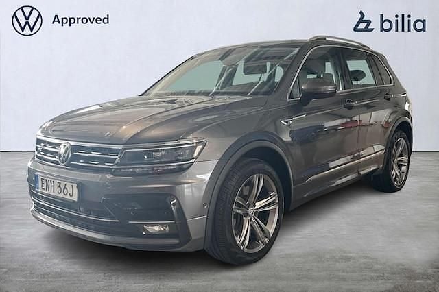 Mörkgrå Begagnad 2020 VW Tiguan GT SUV | 319 000 kr (Marknadspris) - Bild 1/3
