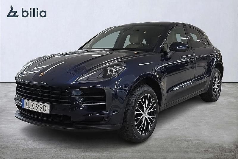 Mörkblå Begagnad 2019 Porsche Macan S SUV | 449 000 kr (Bra pris) - Bild 1/3