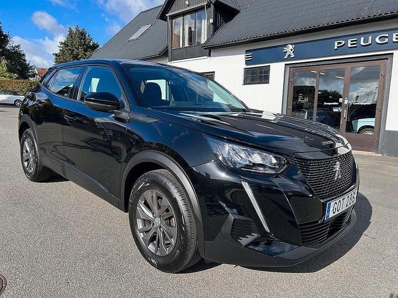 Svart Begagnad 2022 Peugeot 2008 Active SUV | 189 500 kr (Marknadspris) - Bild 1/4