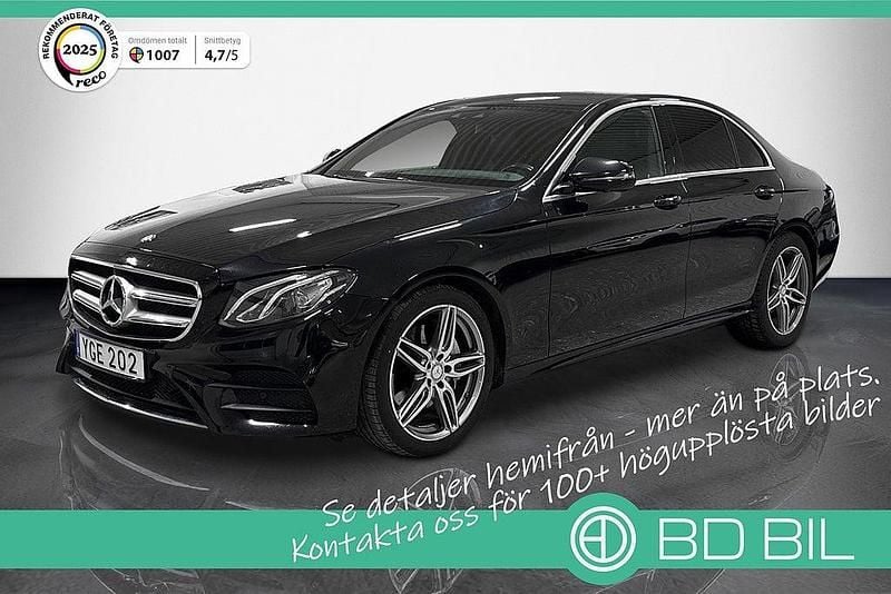 Begagnad Mercedes E220 AMG 194 HK (142 kW) 2016 Svart Sedan