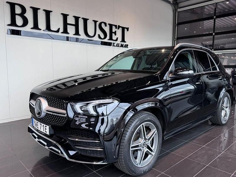 Svart Begagnad 2022 Mercedes GLE350 AMG line SUV | 595 900 kr (Bra pris) - Bild 1/3