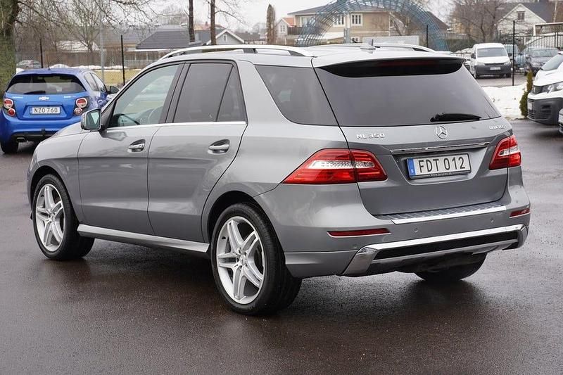 Begagnad Mercedes ML350 AMG 258 HK (189 kW) 2013 Palladium silvermetallic SUV