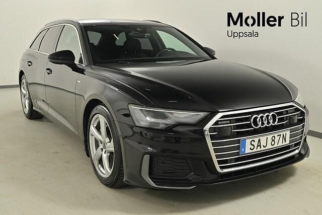 Brilliantsvart Begagnad 2022 Audi A6 S-Line Kombi | 414 900 kr (Marknadspris) - Bild 1/4