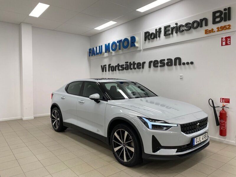 Silver Begagnad 2022 Polestar 2 Plus Sedan | 299 500 kr (Marknadspris) - Bild 1/4