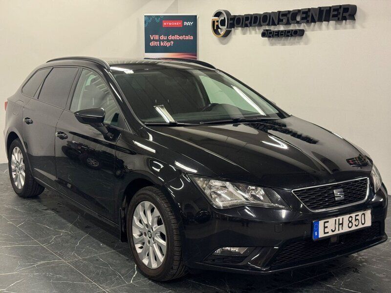 Svart Begagnad 2016 Seat Leon ST Ecomotive Kombi | 99 900 kr (Marknadspris) - Bild 1/4
