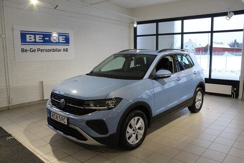 Blå Begagnad 2024 VW T-Cross Life SUV | 224 000 kr (Bra pris) - Bild 1/4