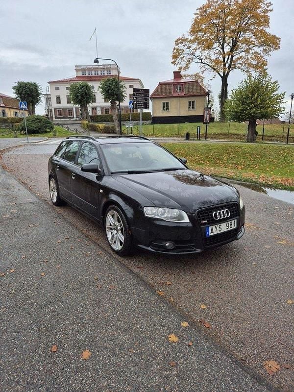 Svart Begagnad 2008 Audi A4 S-Line Kombi | 45 000 kr (Bra pris) - Bild 1/4