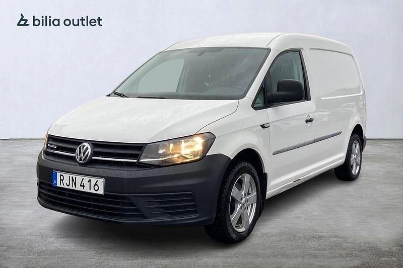 Vit Begagnad 2017 VW Caddy Maxi Minibuss | 73 750 kr (Superpris) - Bild 1/3