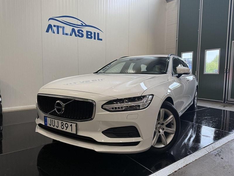 Vit Begagnad 2018 Volvo V90 Kinetic Kombi | 259 900 kr (Lite dyr) - Bild 1/4