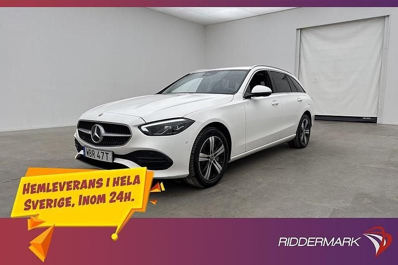 Begagnad Mercedes C300e Avantgarde 204 HK (150 kW) 2022 Vit Kombi