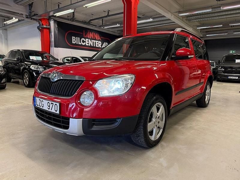 Begagnad Skoda Yeti 122 HK (89 kW) 2011 Röd SUV
