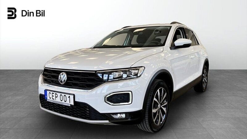 Vit Begagnad 2020 VW T-Roc Style SUV | 269 800 kr (Superpris) - Bild 1/4