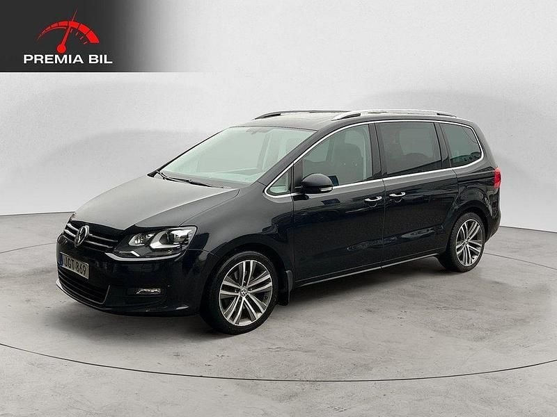 Svart Begagnad 2014 VW Sharan Minibuss | 109 900 kr (Dyr) - Bild 1/4