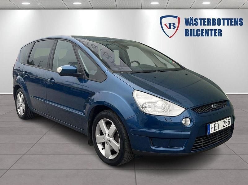 Blå Begagnad 2007 Ford S-MAX S Minibuss | 39 900 kr (Marknadspris) - Bild 1/4