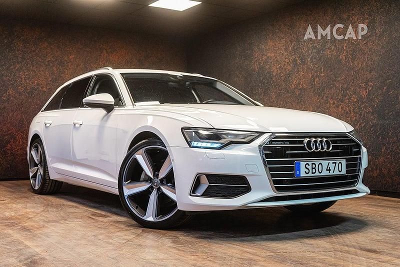 Vit Begagnad 2021 Audi A6 Kombi | 314 500 kr (Marknadspris) - Bild 1/4