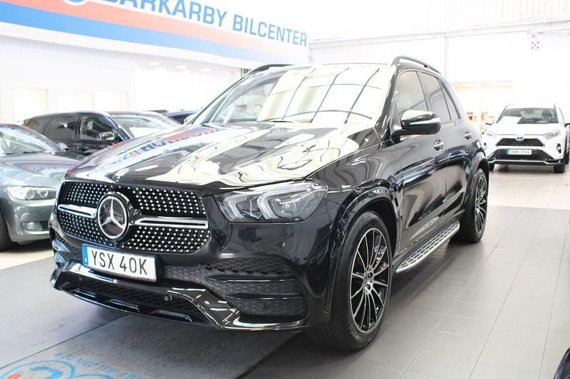 Svart Begagnad 2021 Mercedes GLE350e AMG SUV | 609 900 kr (Marknadspris) - Bild 1/4