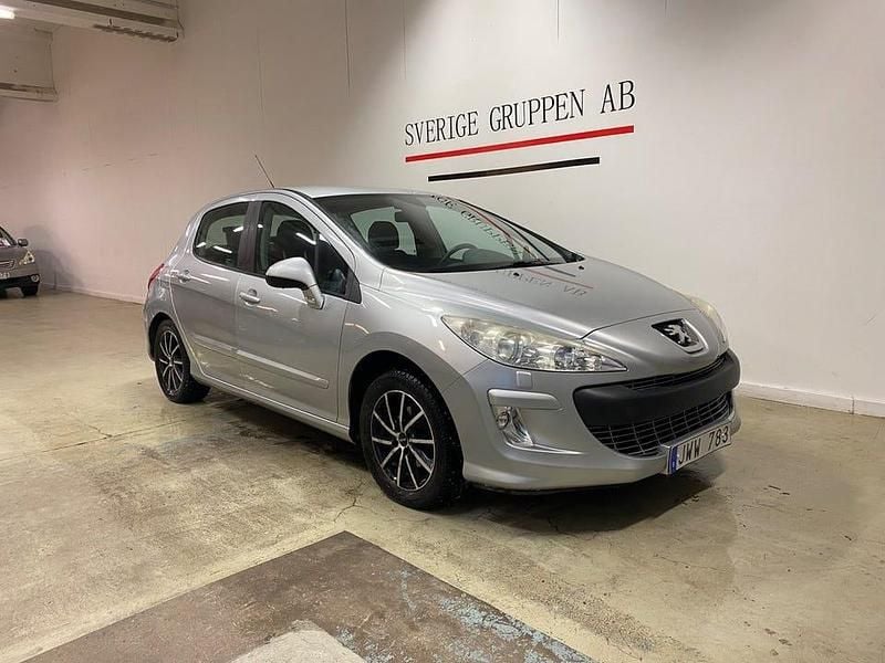 Begagnad Peugeot 308 120 HK (88 kW) 2009 Ljusgrå (grå) Halvkombi