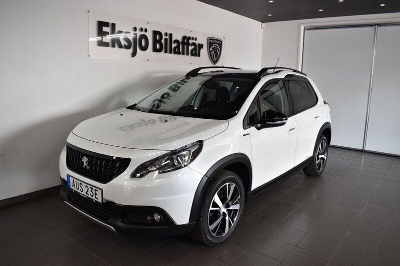 Vit Begagnad 2019 Peugeot 2008 GT-line SUV | 139 500 kr (Marknadspris) - Bild 1/4