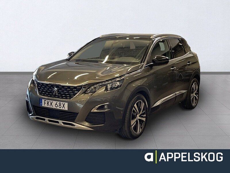Grå Begagnad 2019 Peugeot 3008 GT-line SUV | 209 000 kr (Lite dyr) - Bild 1/4