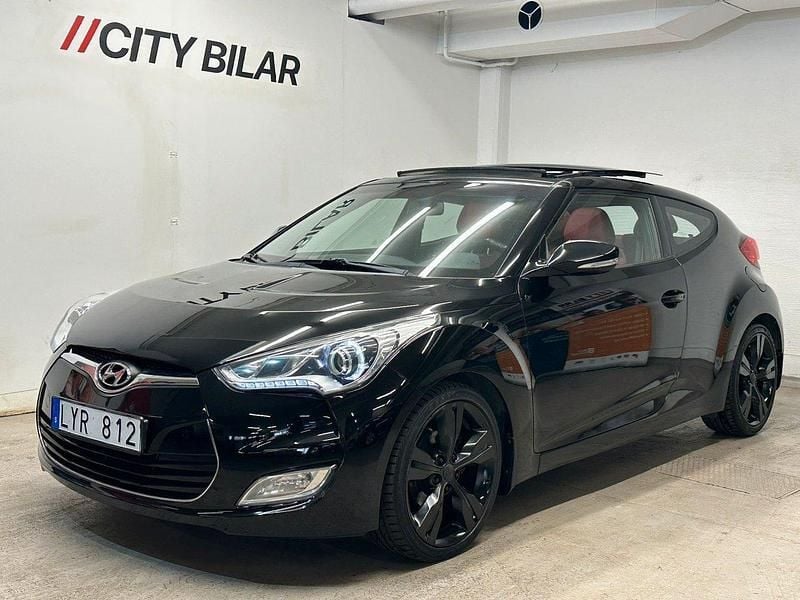 Svart Begagnad 2011 Hyundai Veloster Halvkombi | 99 900 kr - Bild 1/4