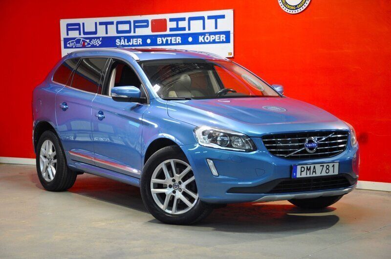 Blå (blåmet/läder) Begagnad 2017 Volvo XC60 Standard SUV | 219 900 kr (Bra pris) - Bild 1/4