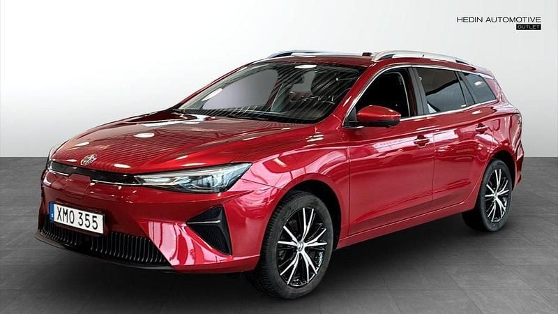 Röd (red) Begagnad 2022 MG MG5 EV Luxury Kombi | 192 900 kr - Bild 1/4
