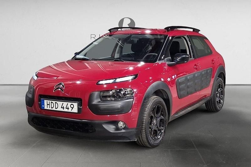 Röd Begagnad 2016 Citroën C4 Cactus PureTech Halvkombi | 124 900 kr (Marknadspris) - Bild 1/3