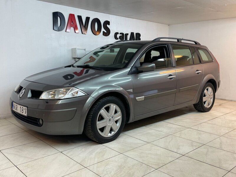 Mörkgrå Begagnad 2005 Renault Mégane GrandTour Kombi | 26 900 kr (Dyr) - Bild 1/4
