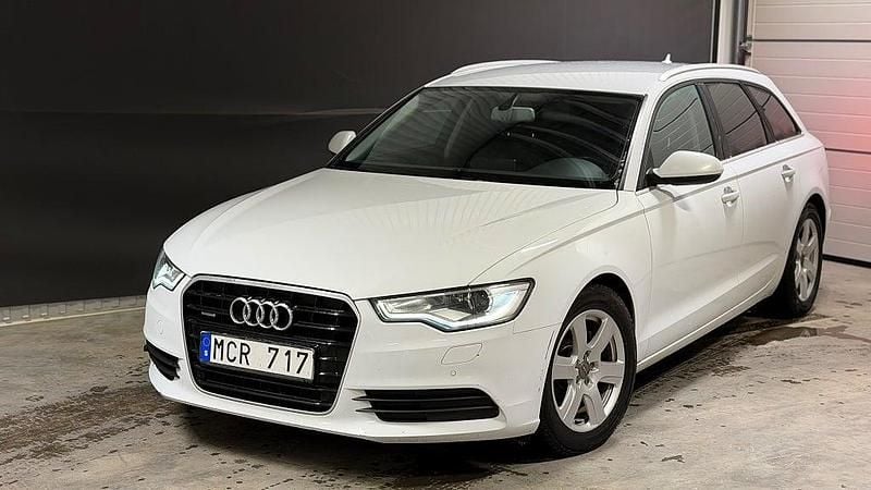 Vit Begagnad 2011 Audi A6 Comfort Kombi | 139 500 kr (Marknadspris) - Bild 1/4