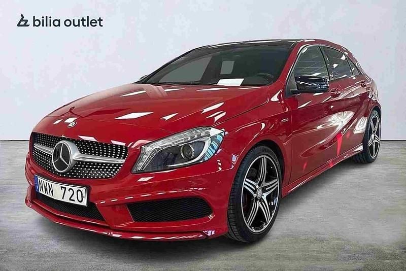 Röd Begagnad 2013 Mercedes A250 AMG line Halvkombi | 194 900 kr (Bra pris) - Bild 1/1
