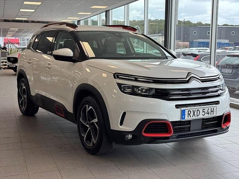 Vit Begagnad 2019 Citroën C5 Aircross PureTech SUV | 169 900 kr (Lite dyr) - Bild 1/3