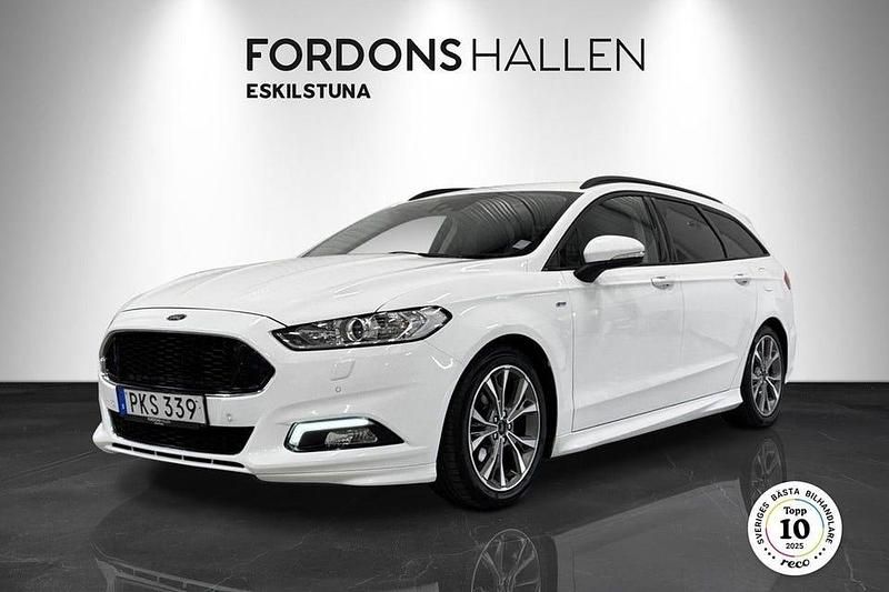 Vit Begagnad 2017 Ford Mondeo ST-Line Kombi | 109 900 kr (Bra pris) - Bild 1/4