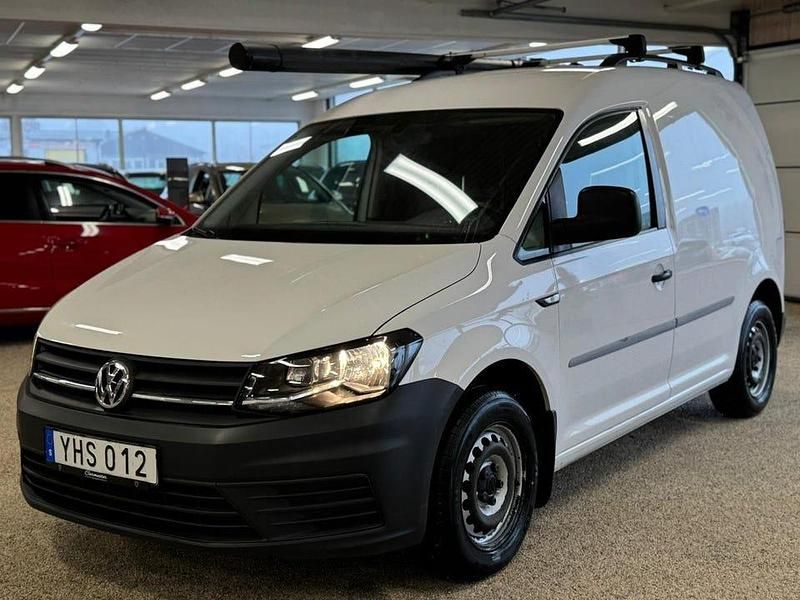 Begagnad VW Caddy 75 HK (55 kW) 2017 Vit Minibuss