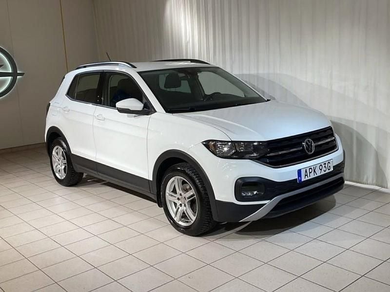 Vit Begagnad 2019 VW T-Cross SUV | 159 000 kr (Marknadspris) - Bild 1/4