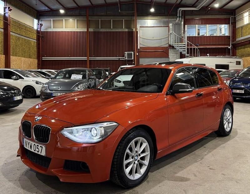 Begagnad BMW 116 M Sport 116 HK (85 kW) 2014 Orange Halvkombi