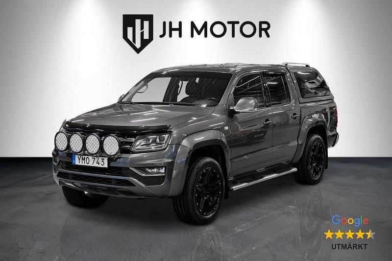 Grå Begagnad 2018 VW Amarok Aventura Pickup | 299 900 kr (Superpris) - Bild 1/4