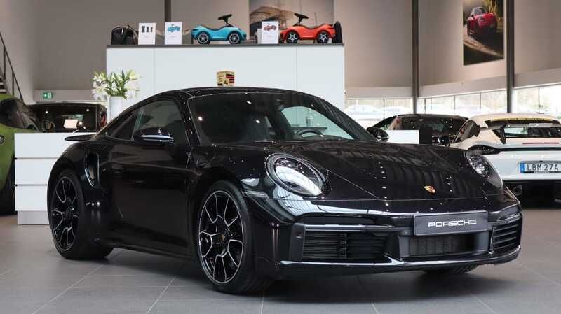 Svart Begagnad 2021 Porsche 911 Turbo S Sportkupé | 2 295 000 kr - Bild 1/4