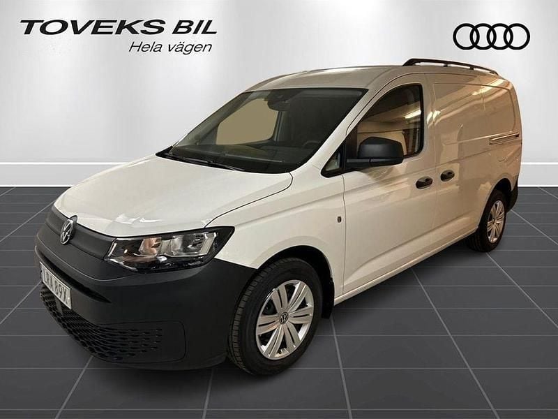 Vit (candyvit) Ny 2025 VW Caddy Maxi Minibuss | 375 000 kr (Superpris) - Bild 1/4