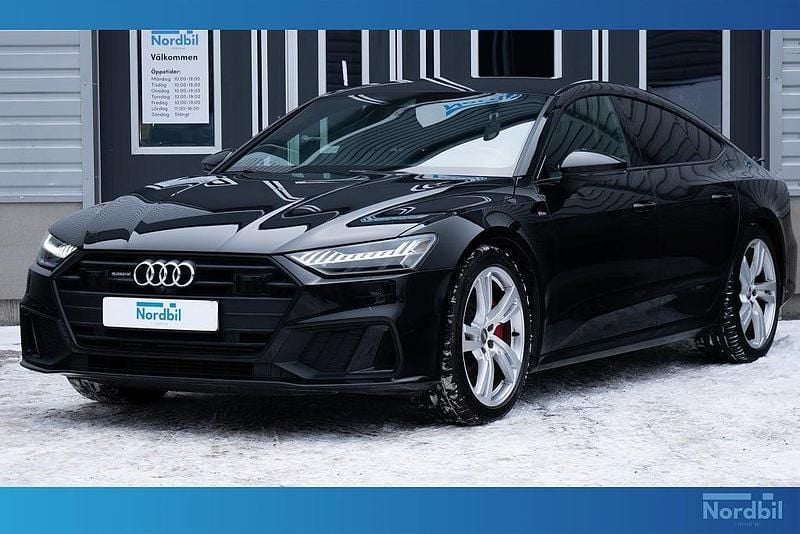 Svart Begagnad 2020 Audi A7 Sportback S-Line Halvkombi | 519 800 kr (Marknadspris) - Bild 1/4