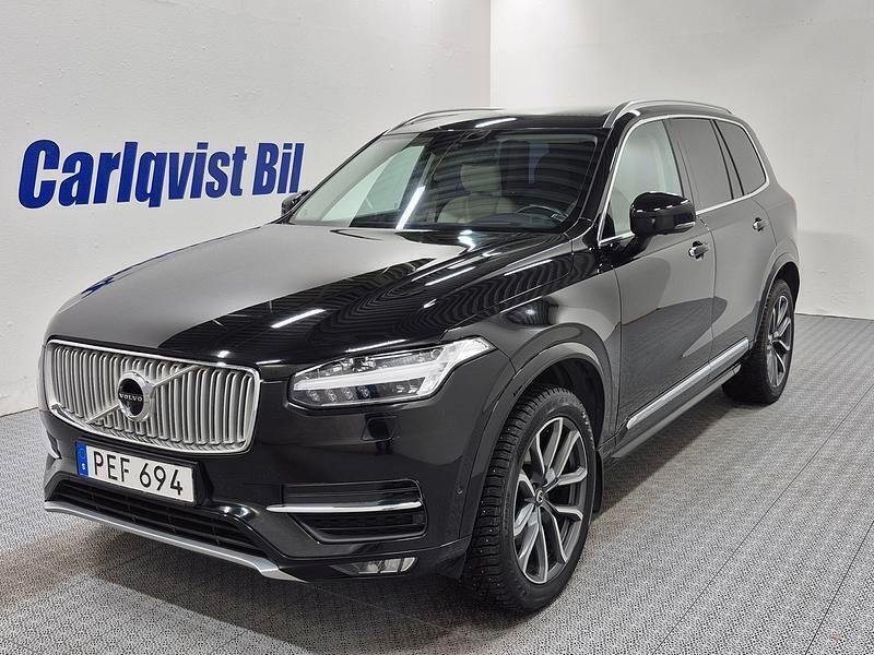 Svart metallic Begagnad 2017 Volvo XC90 Inscription SUV | 265 000 kr (Bra pris) - Bild 1/4