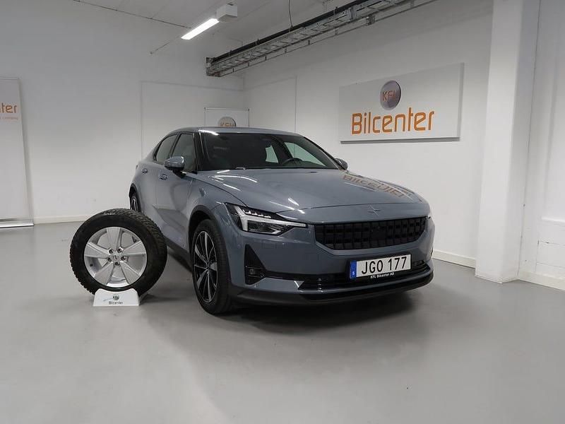 Grå Begagnad 2021 Polestar 2 Long Range Dual motor Halvkombi | 334 900 kr (Marknadspris) - Bild 1/3