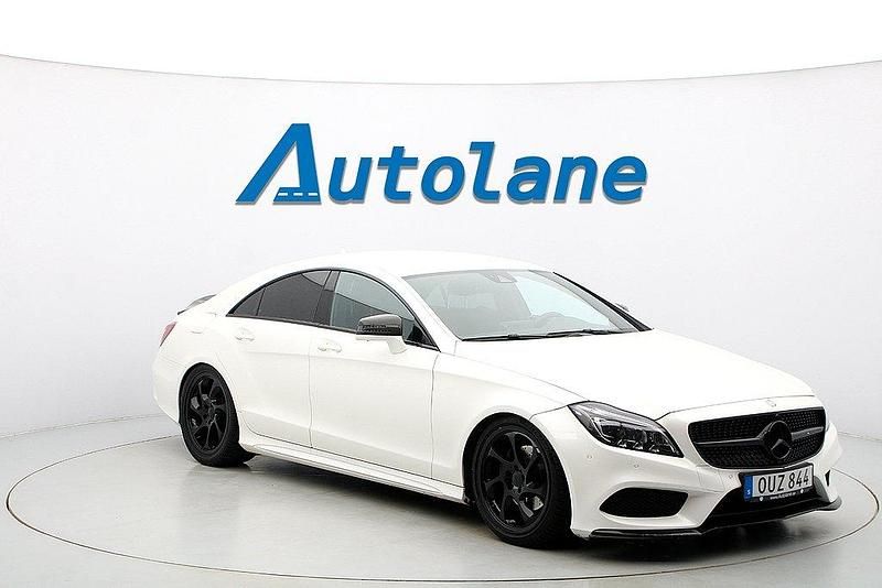 Vit Begagnad 2015 Mercedes CLS220 AMG Sportkupé | 269 900 kr - Bild 1/3