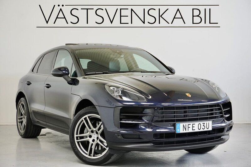 Mörkblå Begagnad 2019 Porsche Macan S SUV | 459 000 kr (Bra pris) - Bild 1/4